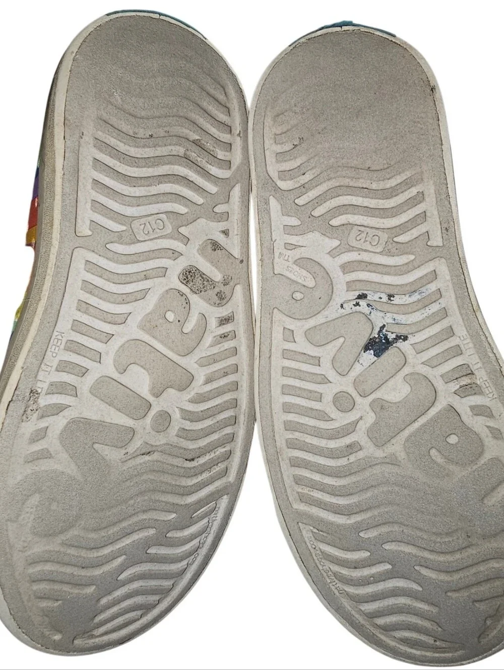 Native Kids Slip-On Water Shoes in Rainbow Stripe